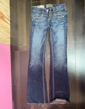 로우라이즈 데님 팬츠