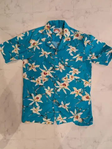 파라다이스 파운드 반팔 하와이안 셔츠 80s 80년대