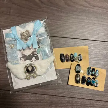 카나에 네일 칩 세트 + 카나에 모티브 트레이딩 카드 케이스