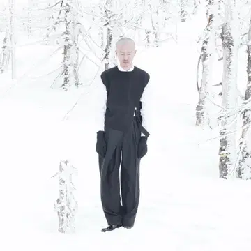 SOSHIOTSUKI 20AW SWORD SLIT KNIT VEST