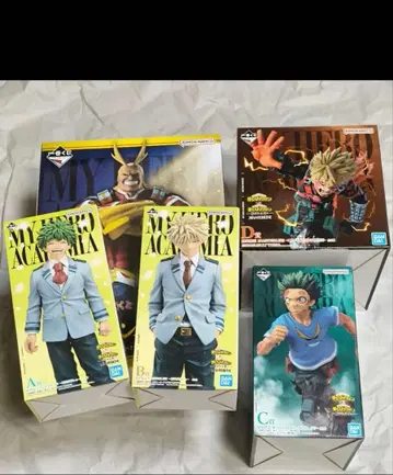 제일복권 나의 히어로 아카데미아 엮이는 마음 피규어 5종 세트 컴프