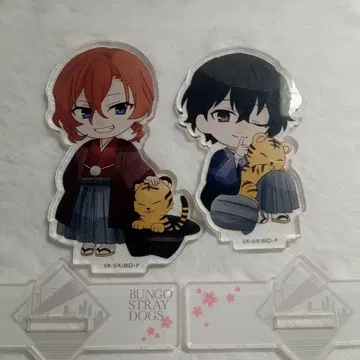 문호 스트레이독스 아크릴 스탠드 2체 세트 다자이 오사무 나카하라 츄야