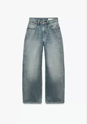 ZARA 하이웨스트 릴랙스 오버 사이즈 청바지