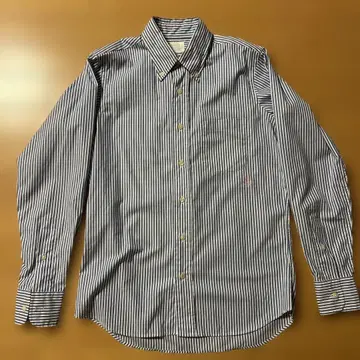 CASSIDY 버튼다운 셔츠 블루 화이트 스트라이프