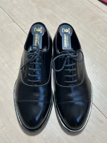 스코치 그레인 스트레이트 팁 24.5cm 블랙