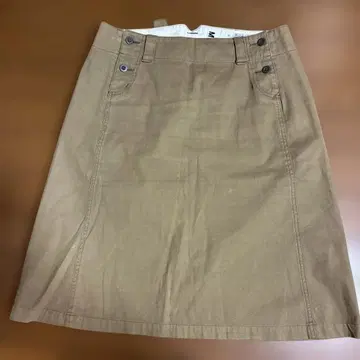 마가렛호웰 베이지 미디 스커트