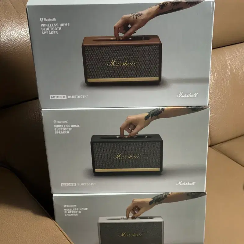 마샬 액톤2 블루투스 스피커 블랙 브라운 화이트 새제품 판매합니다!!!