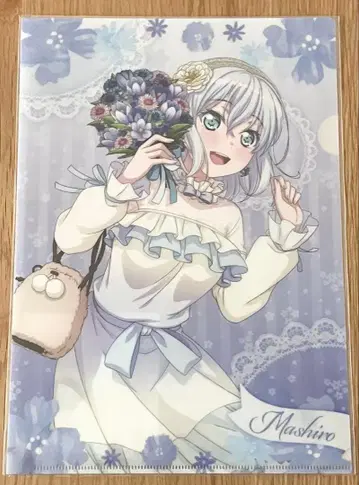 뱅드림 클리어 파일 Flower ver. 쿠라타 마시로 Morfonica