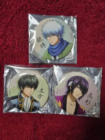 은혼 사계절 캔뱃지 사카타 긴토키 히지카타 토시로 타카스기 신스케