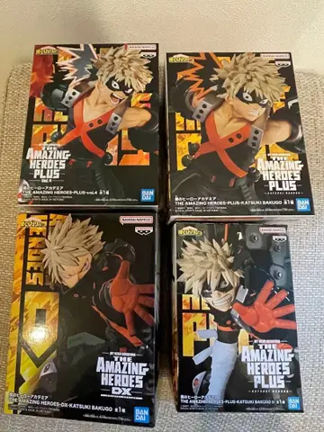 THE AMAZING HEROES PLUS 바쿠고 카츠키 4체 세트