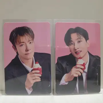 슈퍼쇼 10 디저트 플레이트 봉입 트레이딩 카드 동해 은혁