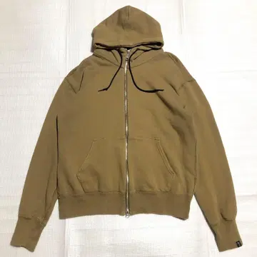 MHL. x LOOPWHEELER 더블 지퍼 맨투맨 후드티 L