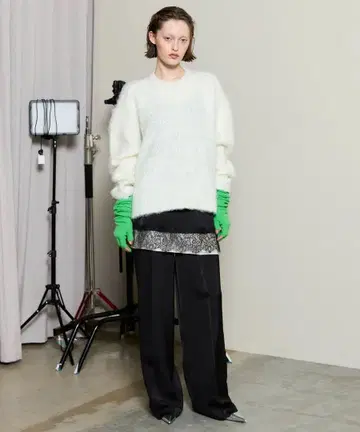 MAISONSPECIAL Satin Skirt Pants