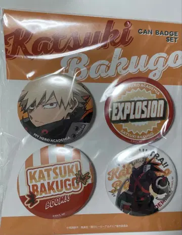 히로아카 바쿠고 카츠키 캔뱃지
