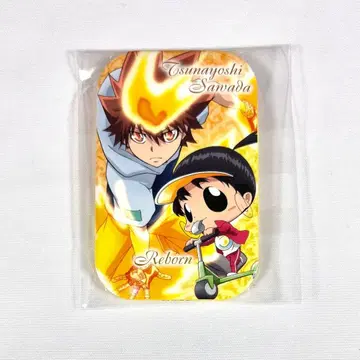 가정교사 히트맨 REBORN! 마루카쿠 캔뱃지 사와다 츠나요시&리본