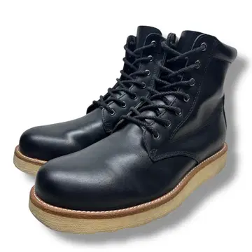 SLOW WEAR LION [ 25.0 ] 사이드 지퍼 워크 부츠 블랙