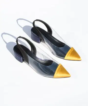 Creatures of Comfort PVC x 새틴 슬링백