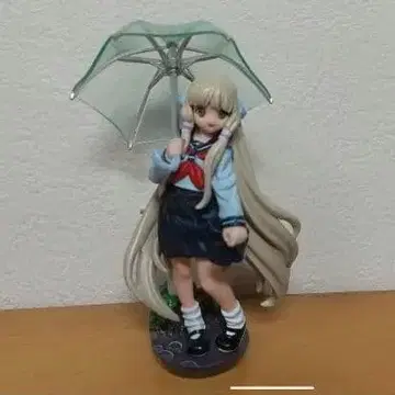 쵸비츠 피규어 비오는 날 우산 치이