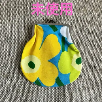 새상품 미사용 marimekko/마리메꼬 핀란드제 가마구치 파우치