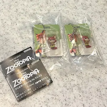 주토피아 닉 와일드 블리스터 참 컬렉션 2개 세트