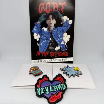 와펜 배지 3개 세트 KEYLAND G.O.A.T. 키랜드