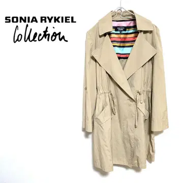 소니아 리키엘 컬렉션 스프링 코트 베이지 L