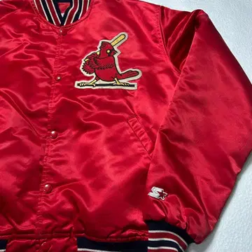 Starter MLB 카디널스 새틴 바시티 자켓 L 빨간색