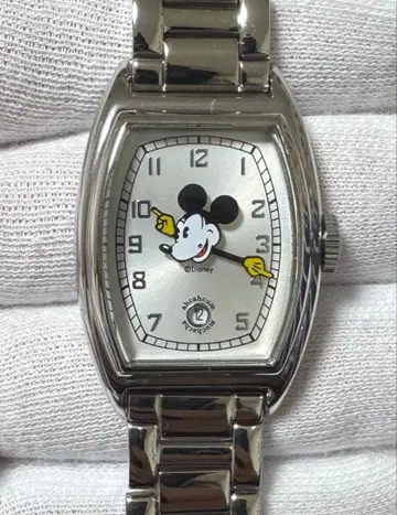미사용품! 희귀! 아차츄무 무차차 미키마우스 손목시계 배터리 교체 완료