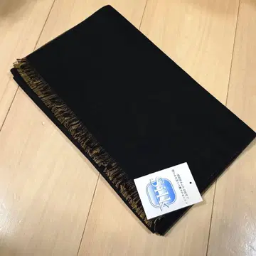 미사용 실크 100% 실크 머플러 일본제 리버서블