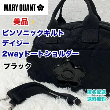 MARY QUANT* 핑 소닉 퀼트 데이지 2WAY 토트 숄더