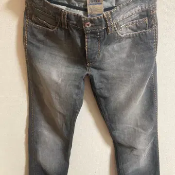 D&G 데미지 가공 슬림핏 데님 팬츠