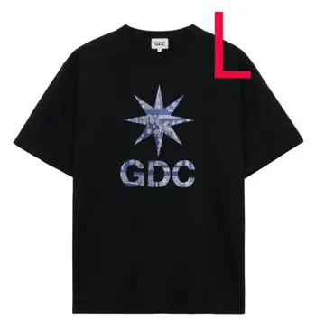 L 즉시 발송 GDC MIYAGI HIDETAKA Tee black 셔츠