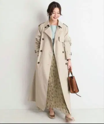 SLOBE IENA 코튼 트렌치코트