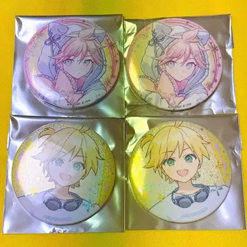 39culture 카가미네 렌 캔뱃지 RETRO POP 4개 세트