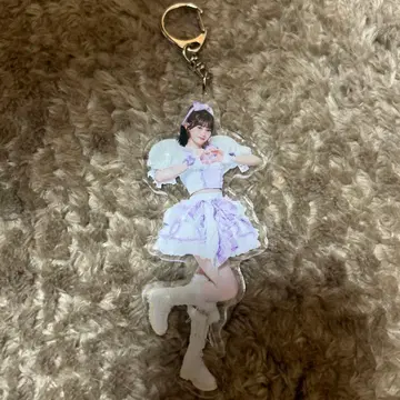 Pixel Ribbon 마시로 미오 아크릴 키링 눈사람 의상