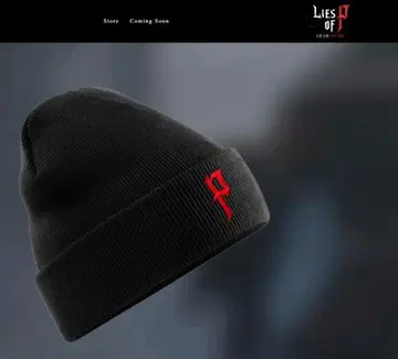 Lies of P 공식 단종 니트 모자 비니 라이즈 오브 P