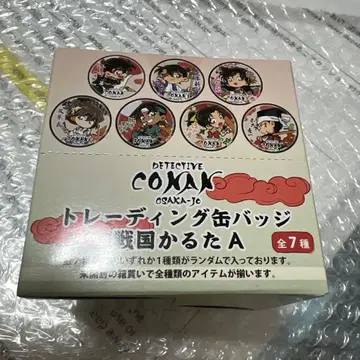 명탐정 코난 오사카 성 트레이딩 캔뱃지 전국 카루타 Abox