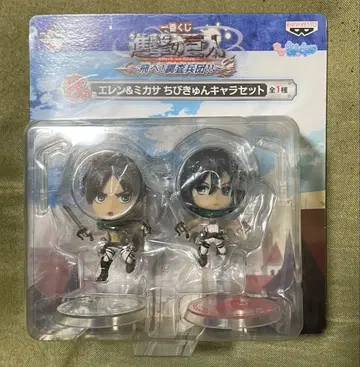 진격의 거인 제일복권 B상 엘렌&미카사 치비큥 캐릭터 세트
