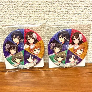 아이돌 마스터 아사쿠사 레이스 기모노 글리터 캔뱃지 BOX 특전 2개