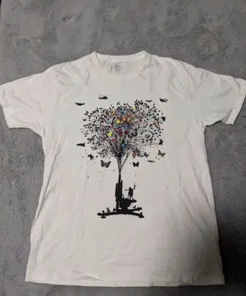 graniph 피스풀플라워 T셔츠 L사이즈 그라니프