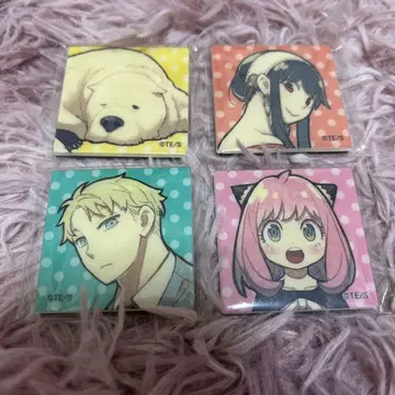 애니메이션풍 캐릭터 마그넷 4개 세트 스파이 패밀리