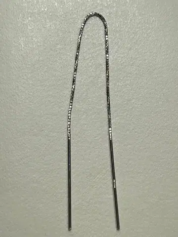 K14WG 체인 귀걸이 한쪽