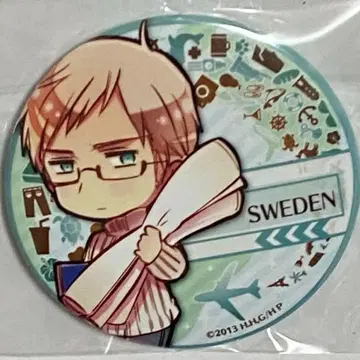 헤타리아 the world twinkle 캔뱃지 스웨덴 원작 그림