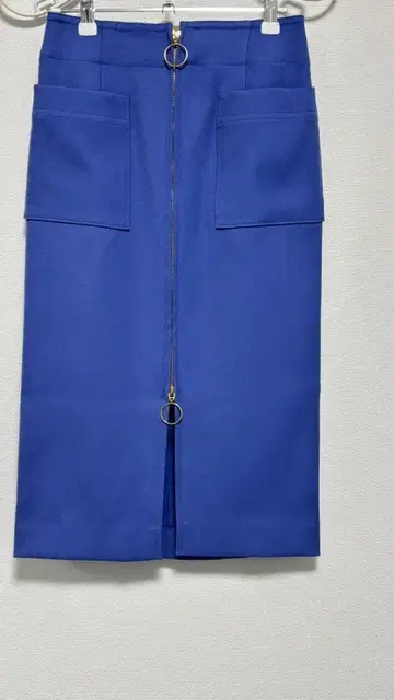 [컨디션 최상] 노블 더블 크로스 후프 지퍼 타이트 스커트