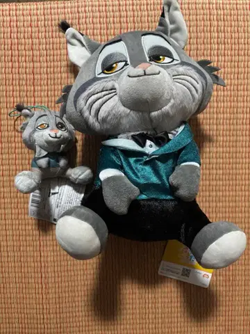 주토피아2 코텟토 펫탄 무냐스야 봉제 인형 화장대 파우버트