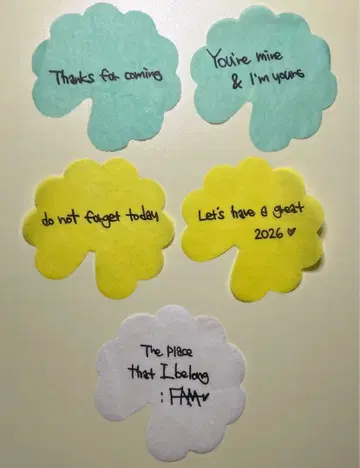 G-dragon 팬미팅 컨페티 6장 세트