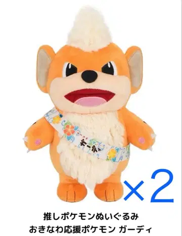 [ 새상품 택 포함 ] 윈디 봉제 인형 포켓몬 오키나와 한정판 2체