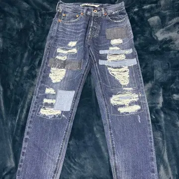 niko and - 데미지 데님 패치워크 사이즈 2