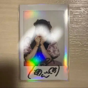 CANDY TUNE 무라카와 히안 촬영 친필 사인 폴라로이드