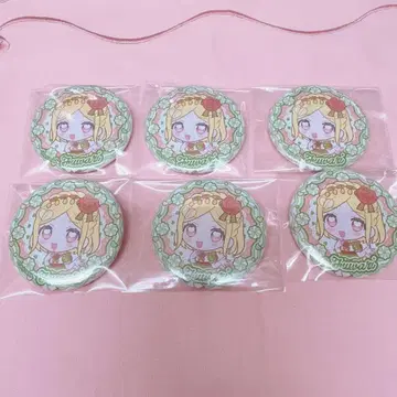 프리파라 챨라핀 미도리카제 후와리 캔뱃지 세트